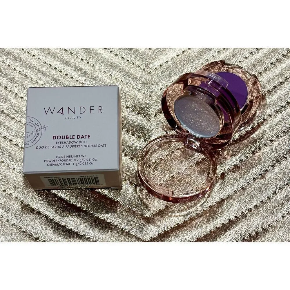 WANDER BEAUTY - Double Date Eyeshadow Duo in Wink/Bae (powder & cream) Full Size